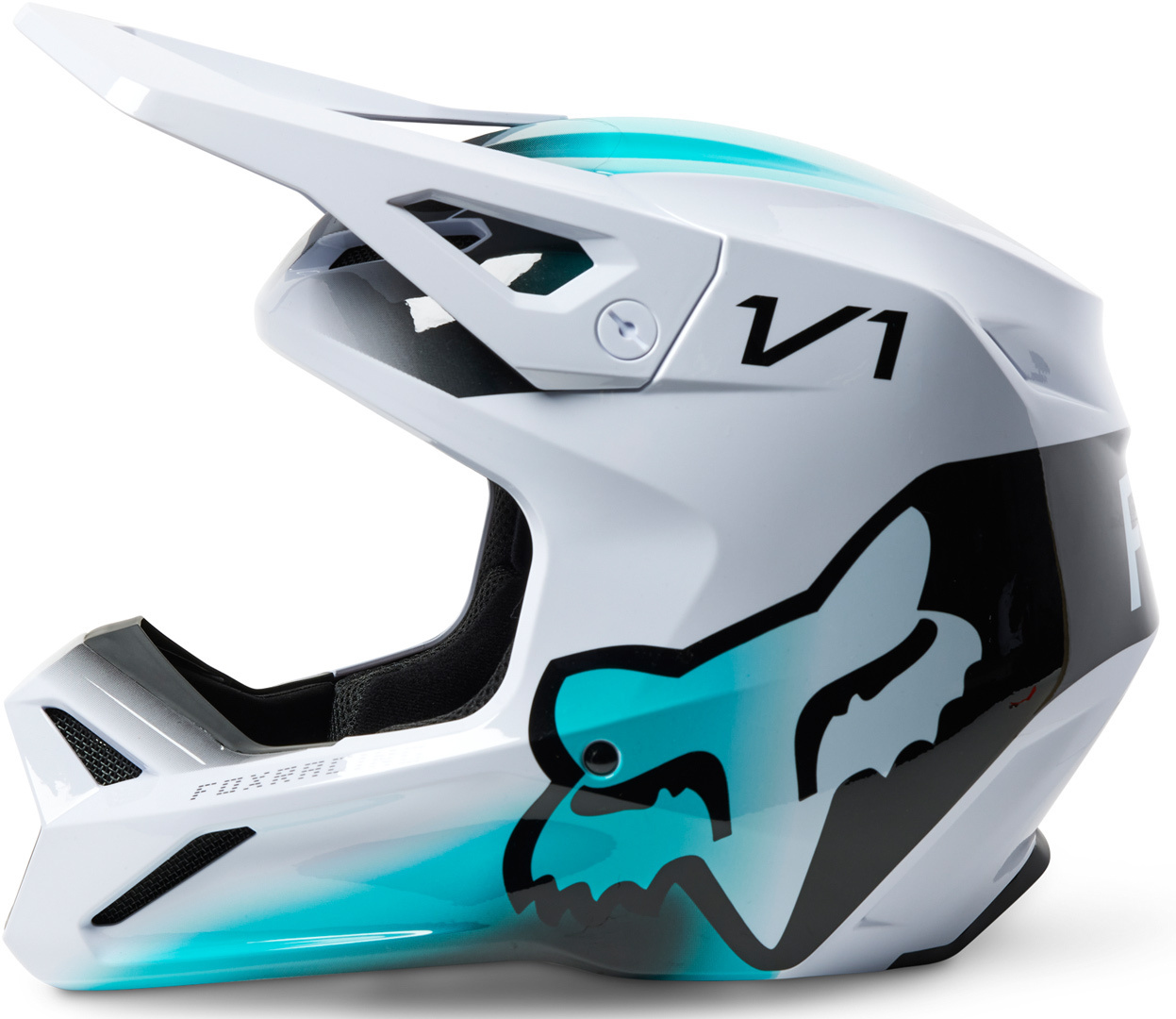 FOX V1 Toxsyk Casco Motocross Bianco M (57/58) Figura 5