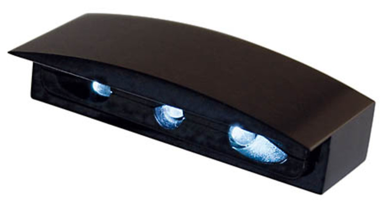 HIGHSIDER smart Micro LED registreringsskylt ljus svart med aluminiumhölje (1st) Figur 1