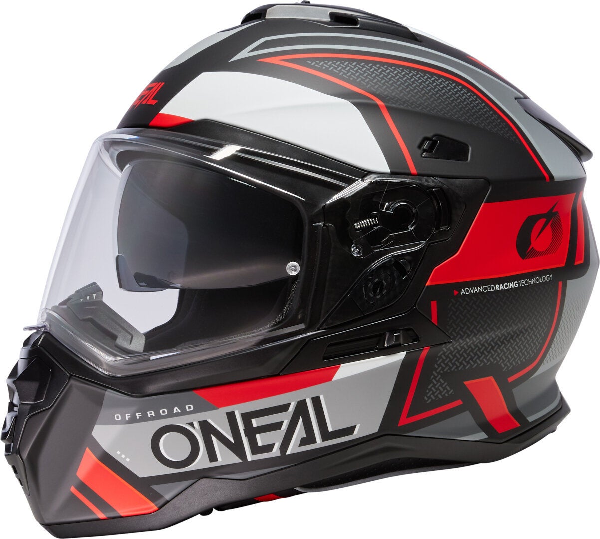 Oneal DSeries Square Casque de motocross Noir mat/rouge S (55/56) Figure 8