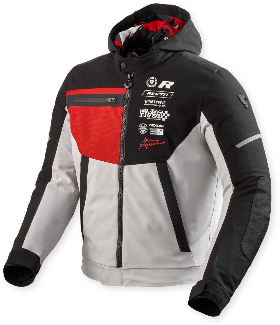 Revit Haste H2O waterproof Motorcycle Textile Jacket black/red L Figure 1