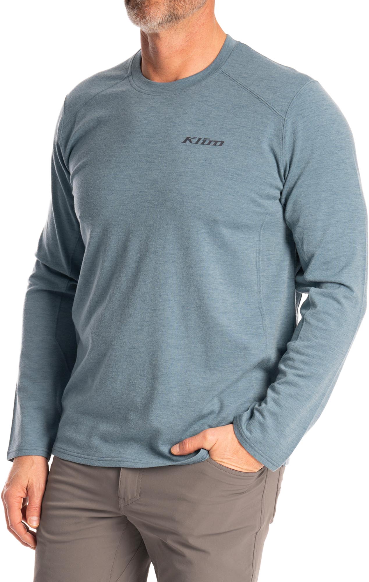 Klim Mesa Falls Wool Camicia a maniche lunghe blu S Figura 2