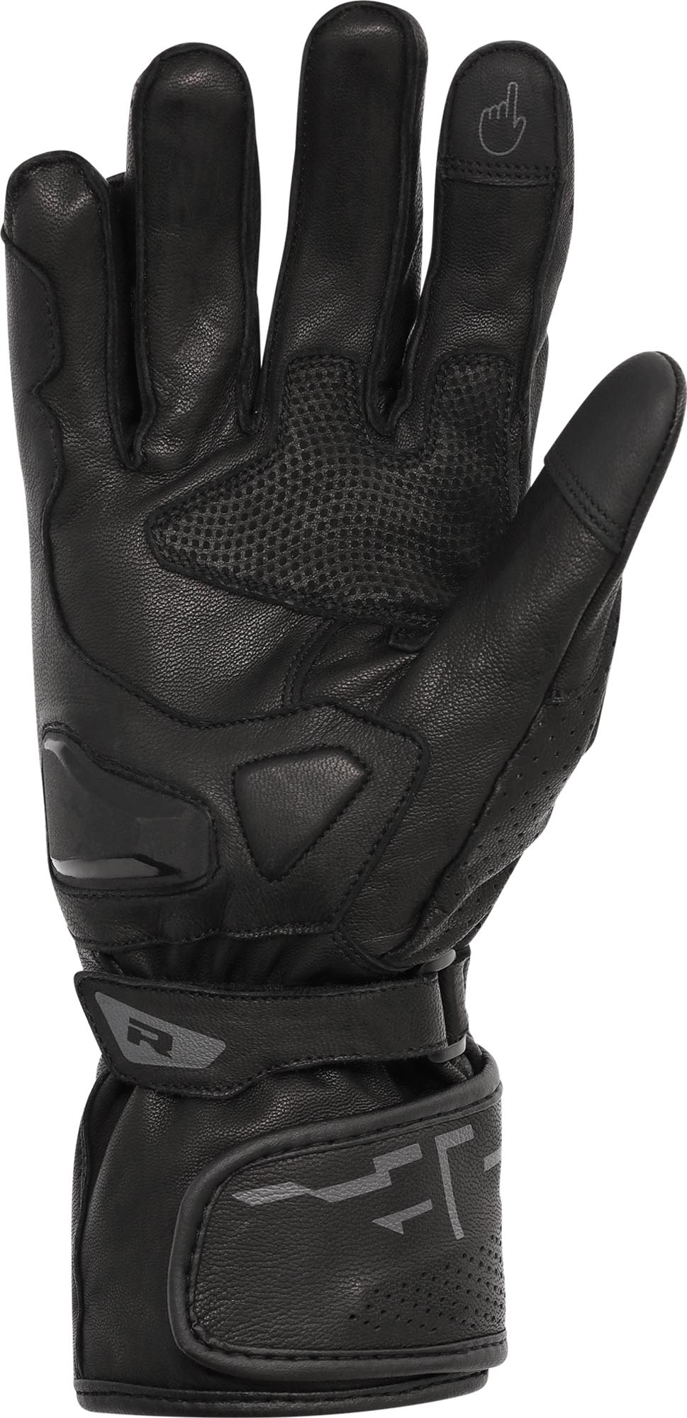 Richa RS-86 Motorcykelhandsker Sort L Figur 2