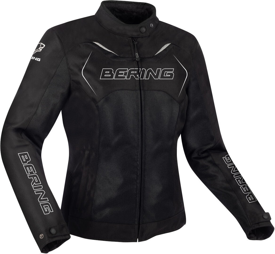Bering Volga waterproof Ladies Motorcycle Textile Jacket black/white 42 Figure 1