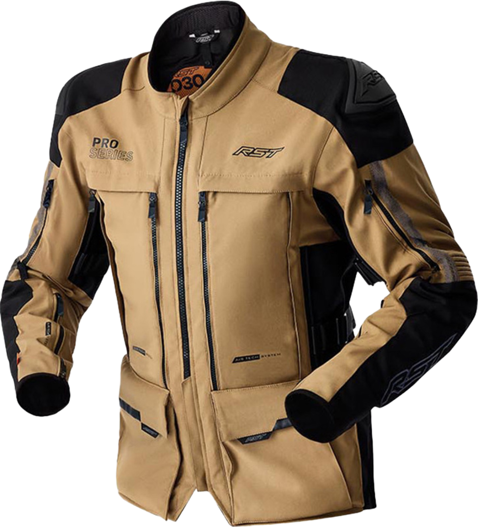 RST Pro Series Adventure D3O waterproof Motorcycle Textile Jacket sand/black 64 Figure 1