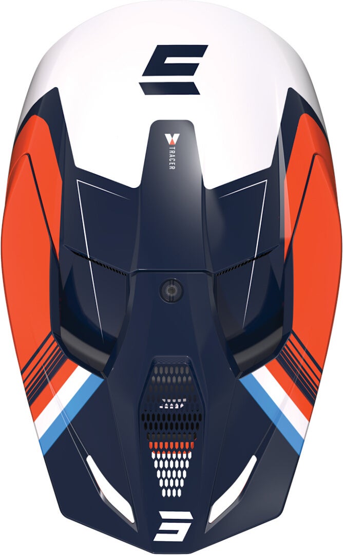 Shot Furious Tracer Kinder Motocross Helm orange/weiß L (53/54) Abbildung 3