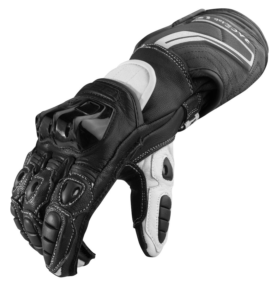 Berik Track Pro Motorcycle Gloves black/white L Figure 2