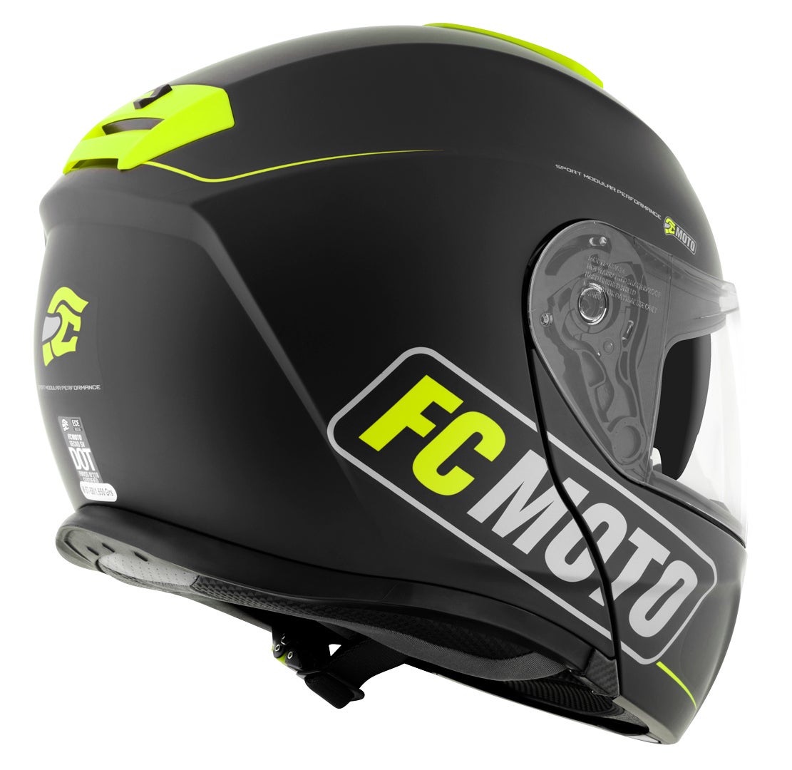 FC-Moto Novo Straight Casco nero/giallo XL (61/62) Figura 4