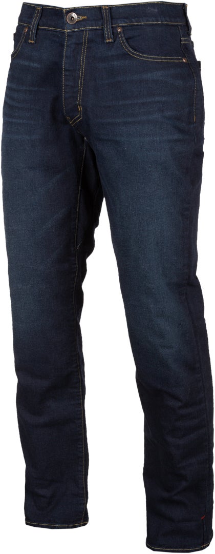 Klim K Forty 2 Straight Stretch Denim Motorcycle Jeans dark blue Short 33 Figure 1
