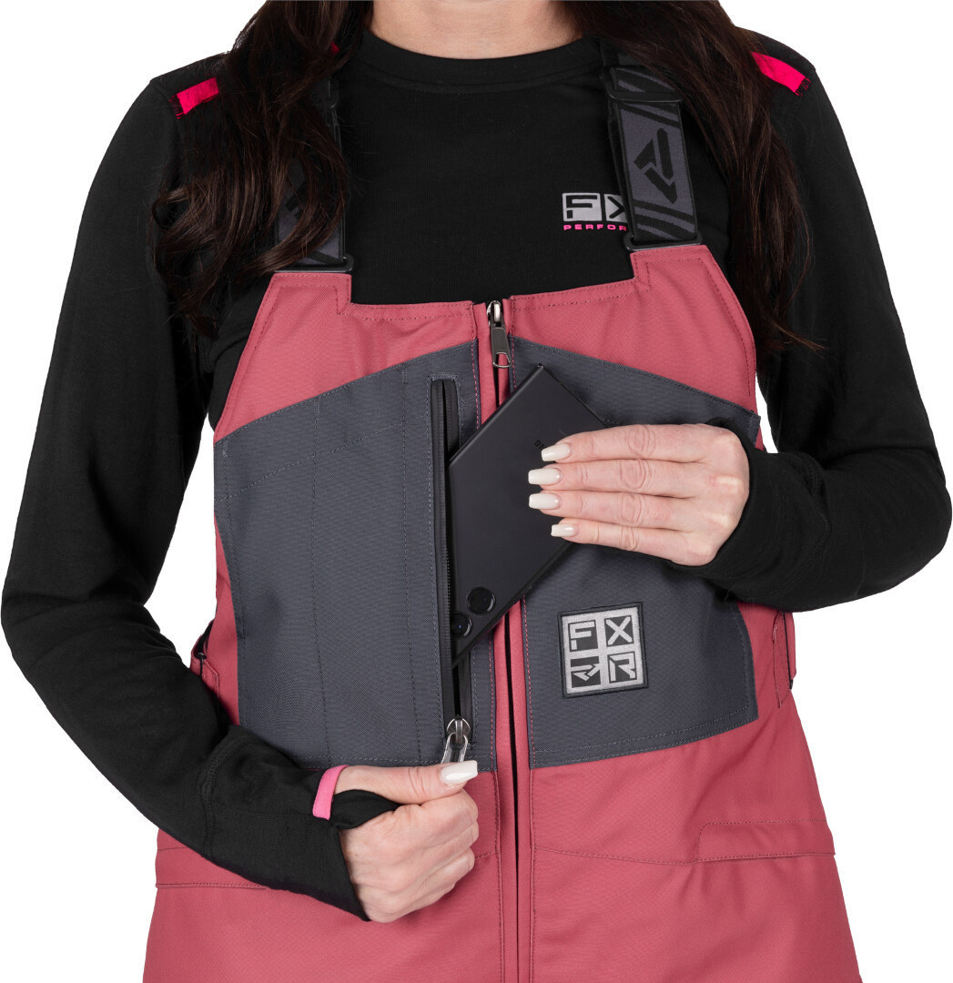 FXR Excursion Ice Pro Calças de snowmobile femininas rosa 14 Figura 9