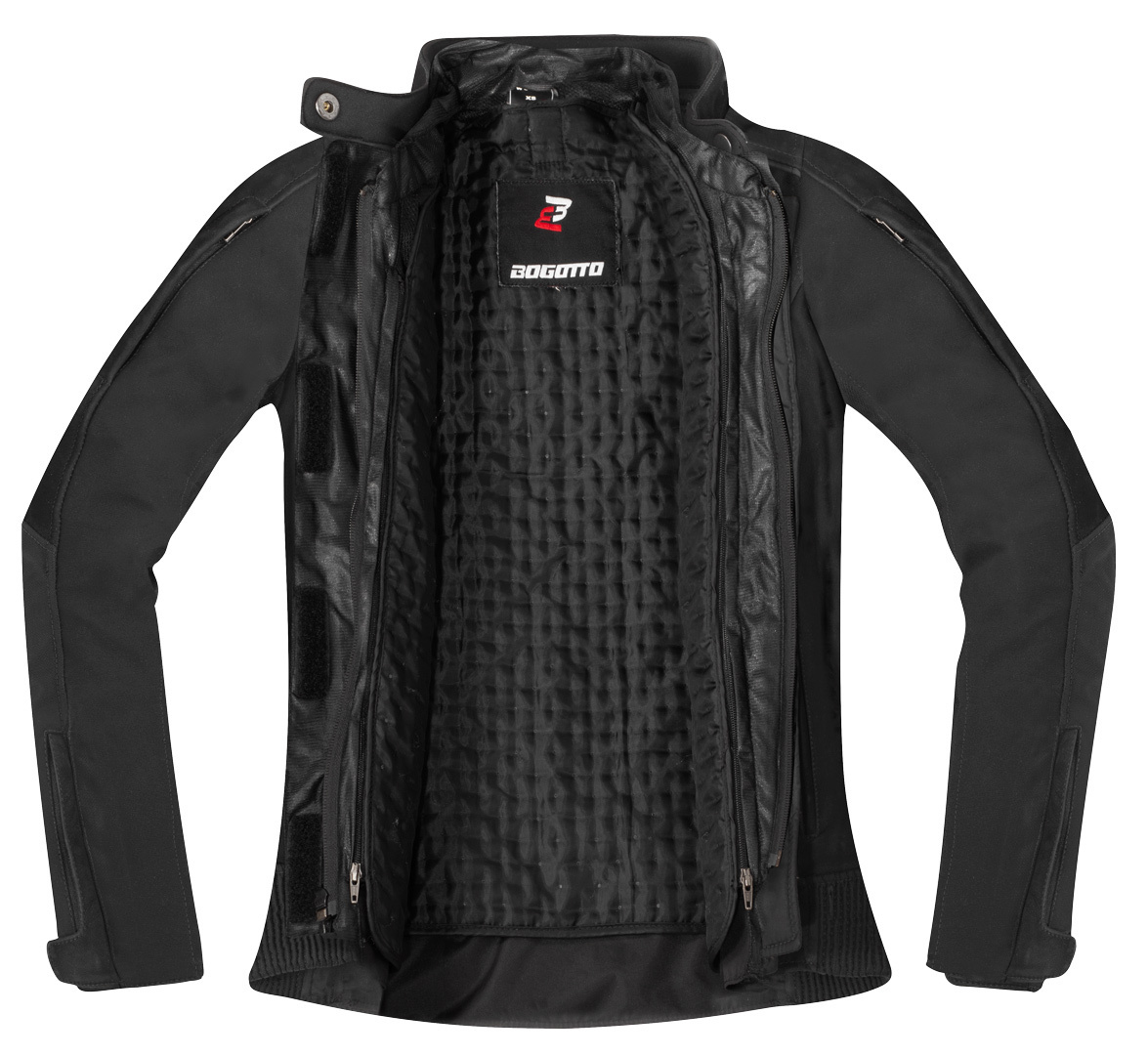Bogotto Tek-M imperméable pour dames moto cuir / textile veste L Figure 4