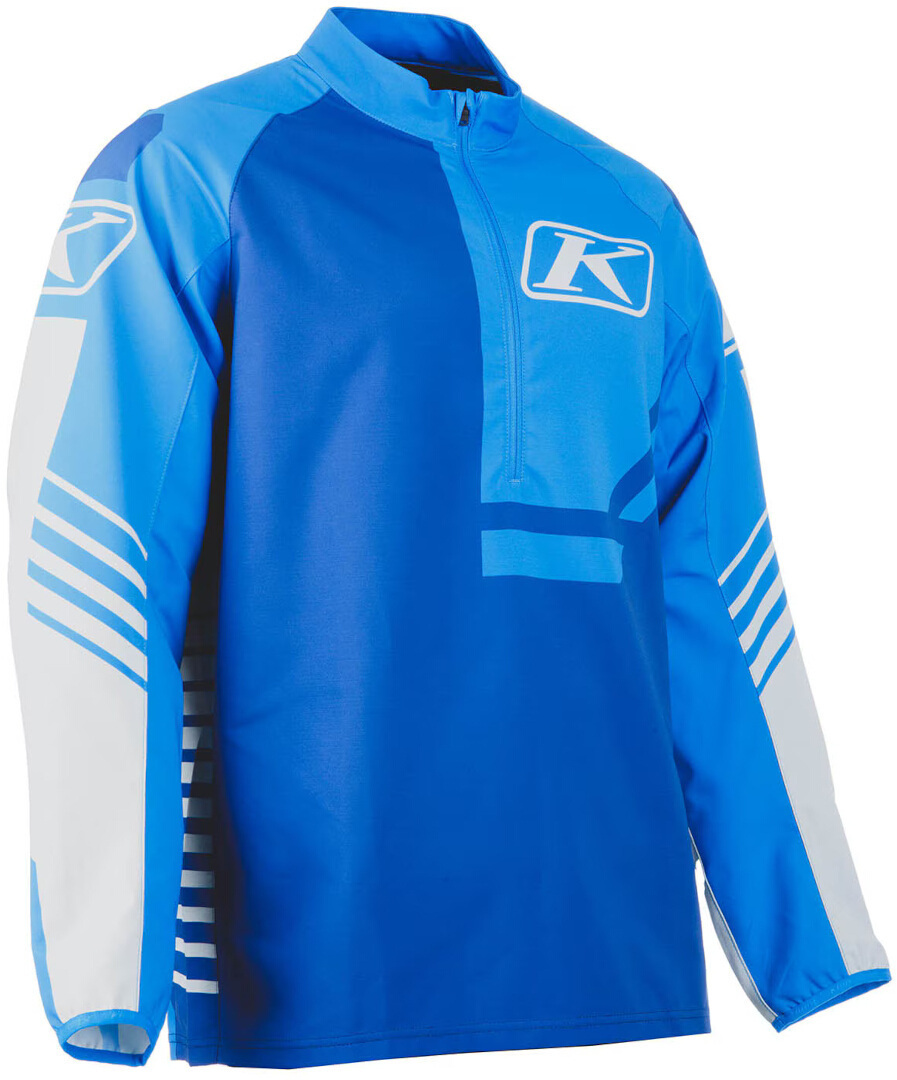 Klim Revolt 1/4 Zip Pullover hellblau/dunkelblau 3XL Abbildung 3
