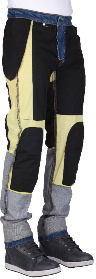 Modeka Glenn Slim Pantalon textile de moto bleu clair 33 L34 Figure 3