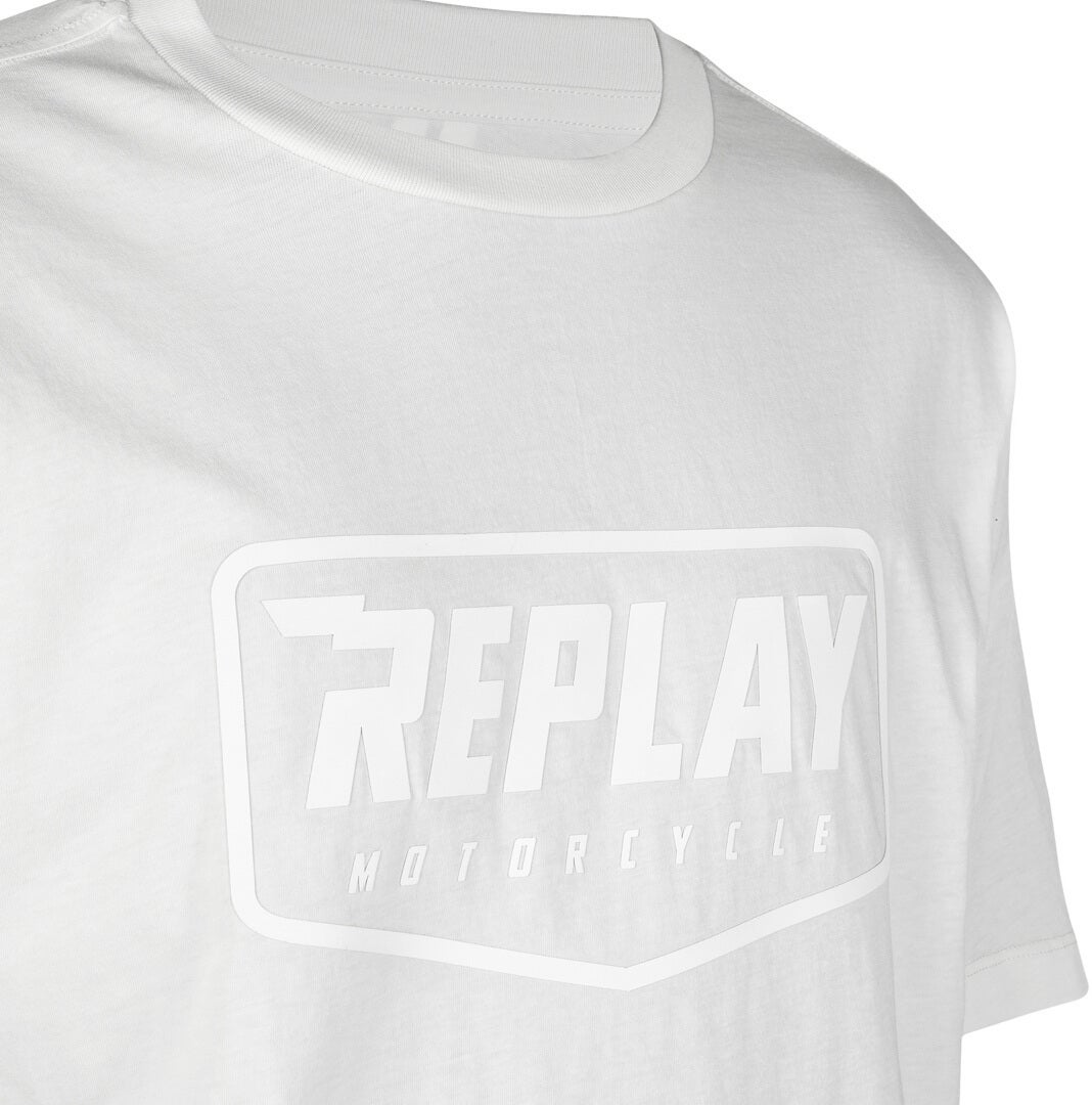 Replay Logo T-Shirt weiß XL Abbildung 4