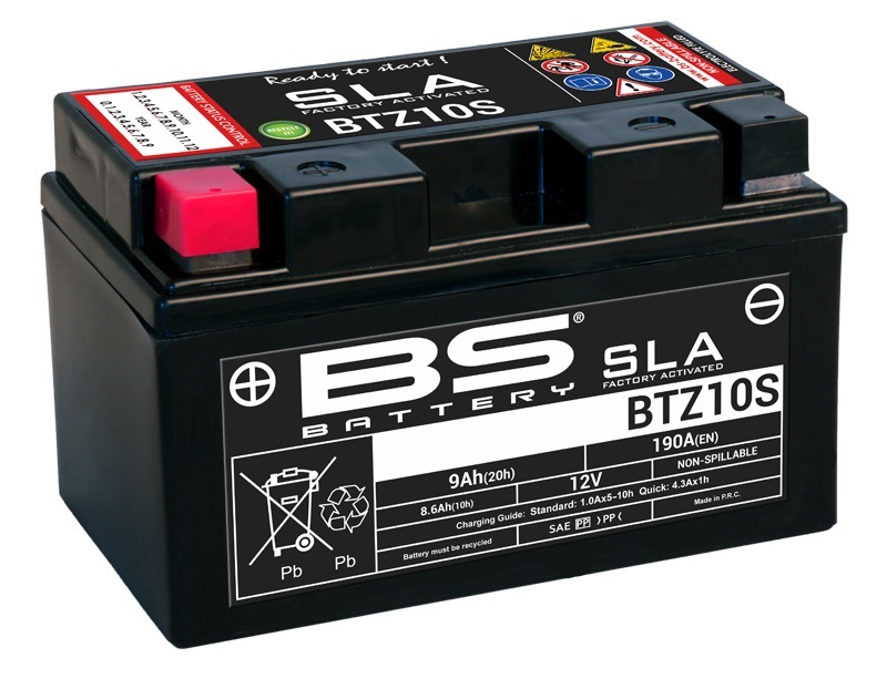 Bateria BS Bateria SLA fără întreținere activată din fabrică - BTZ10S Figura 1