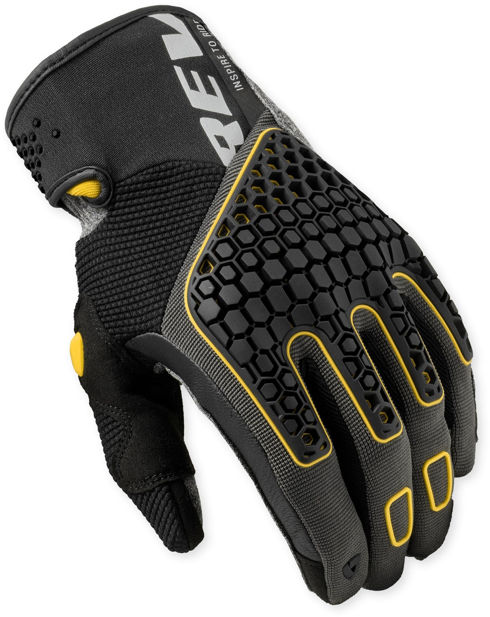 Revit Mangrove 2 Motorrad Handschuhe schwarz/gelb S Abbildung 2