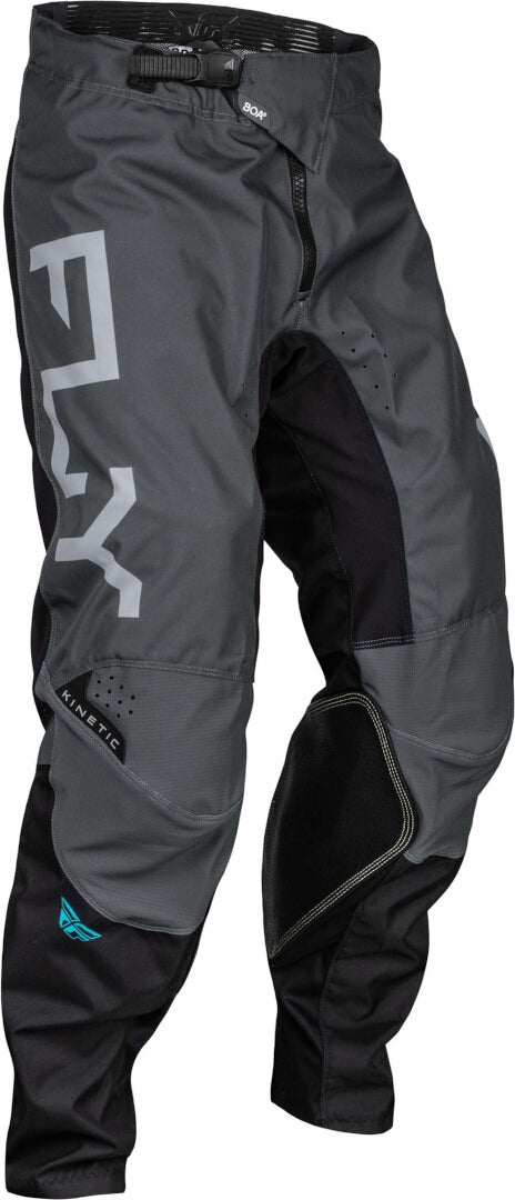 Fly Racing Kinetic Reload 2024 Motocross bukser sort/grå 40 Figur 1