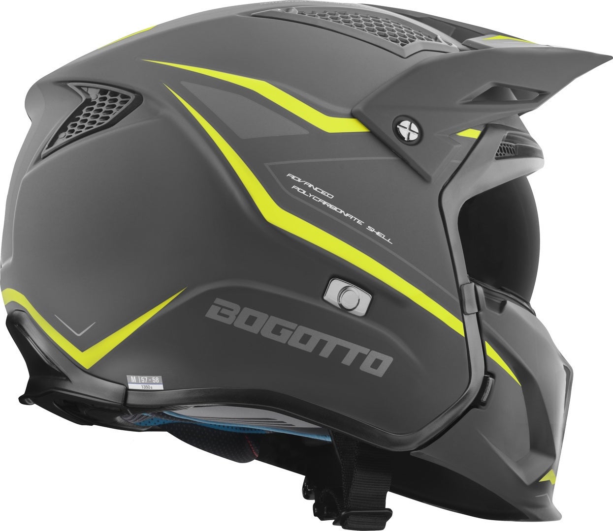 Side view of Bogotto Radic WN-ST 22.06 Helmet