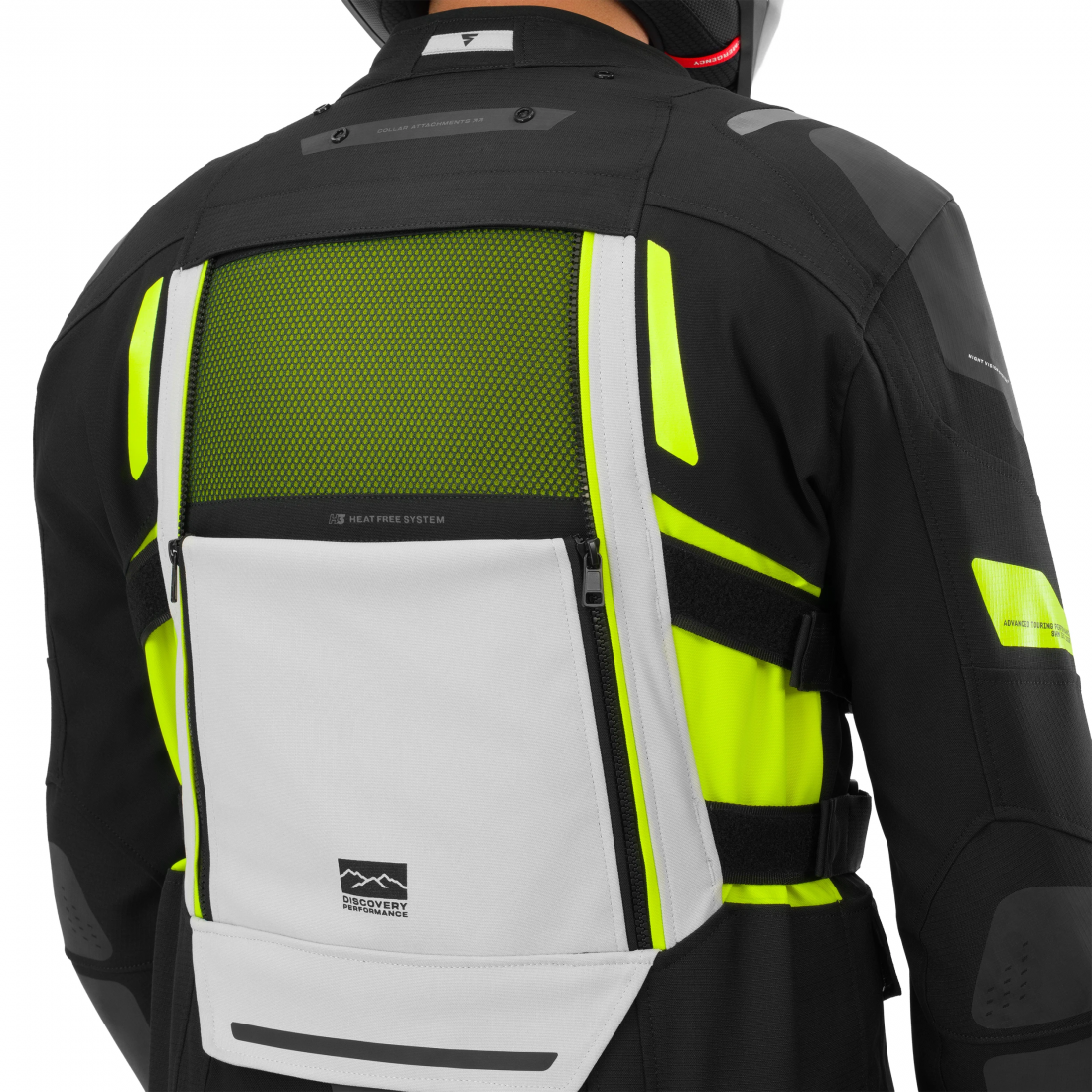 SHIMA Dune 2.0 Motorcycle Textile Jacket black/white/yellow XL Figure 18