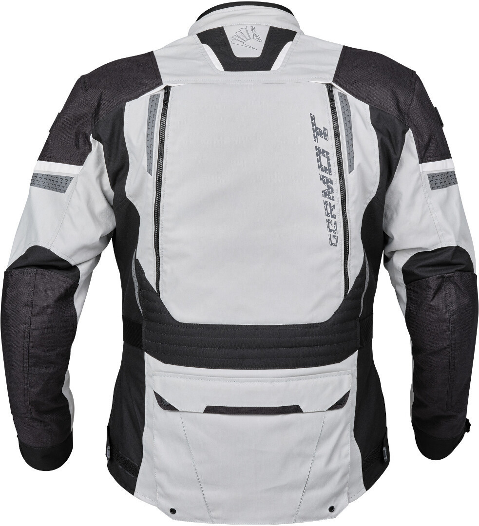 Germot InsideOut Motorrad Textiljacke hellgrau/schwarz XL Abbildung 3