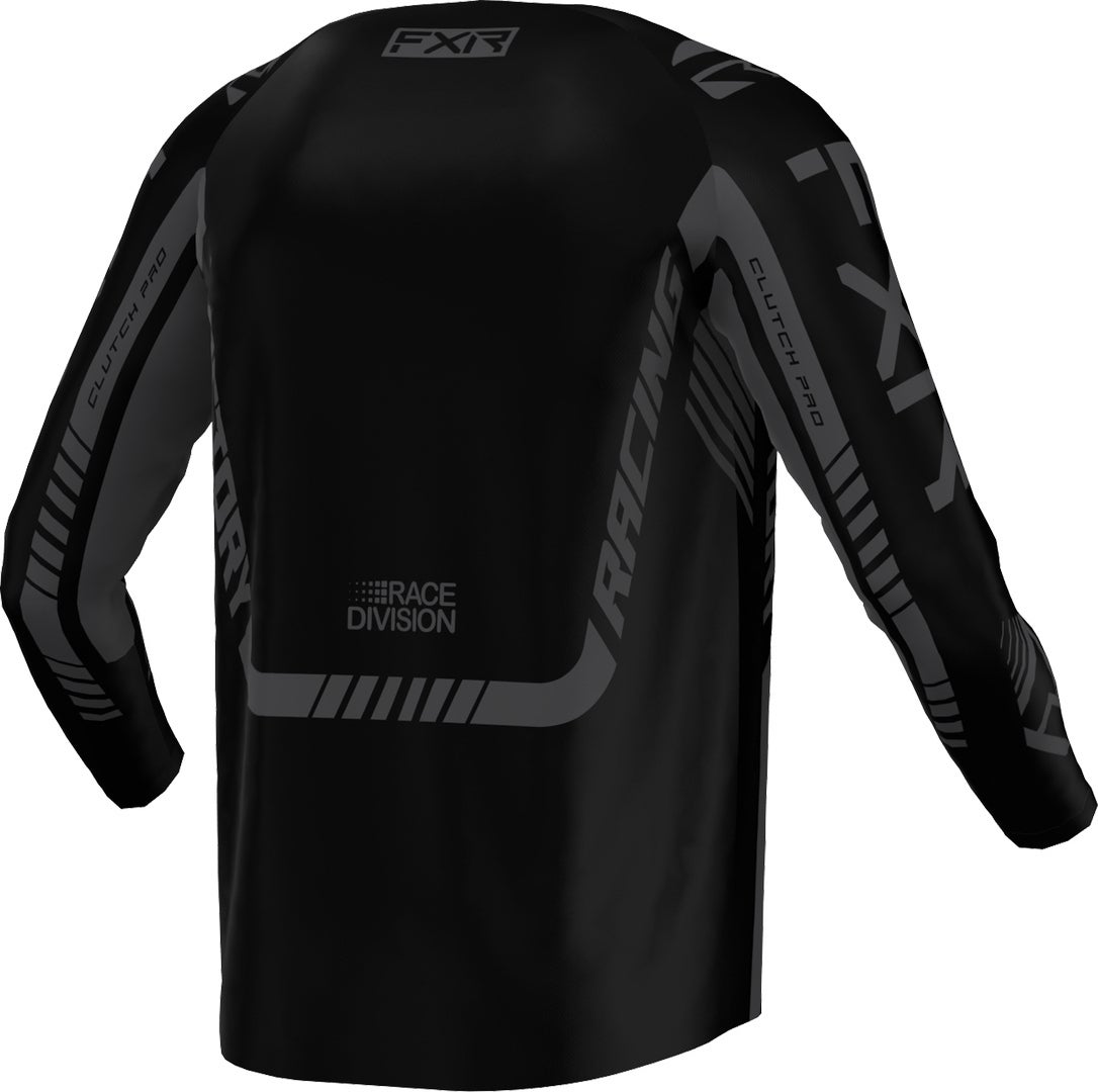 FXR Clutch Pro 2023 Motocross trøje sort/mørkegrå S Figur 2