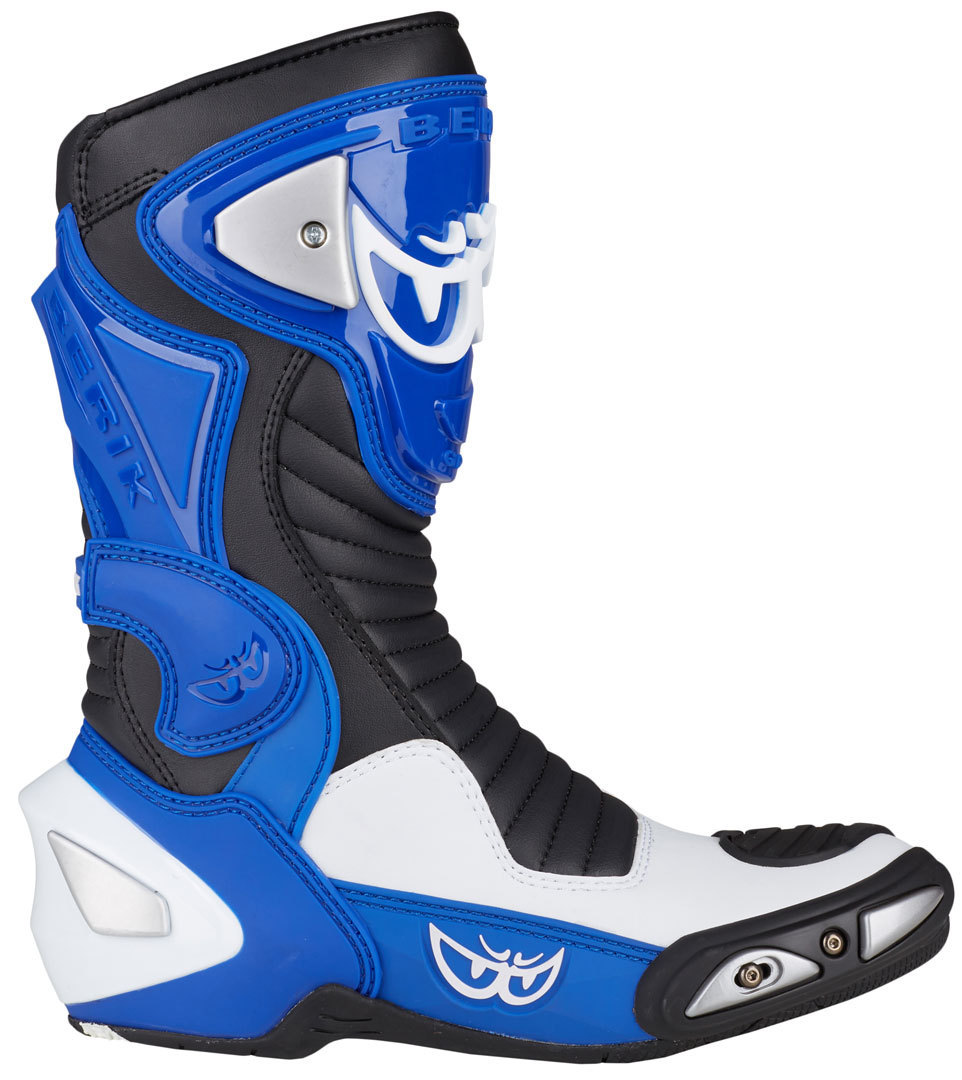Berik Race-X Racing Motorcycle Boots blue/white/black 38 Figure 2