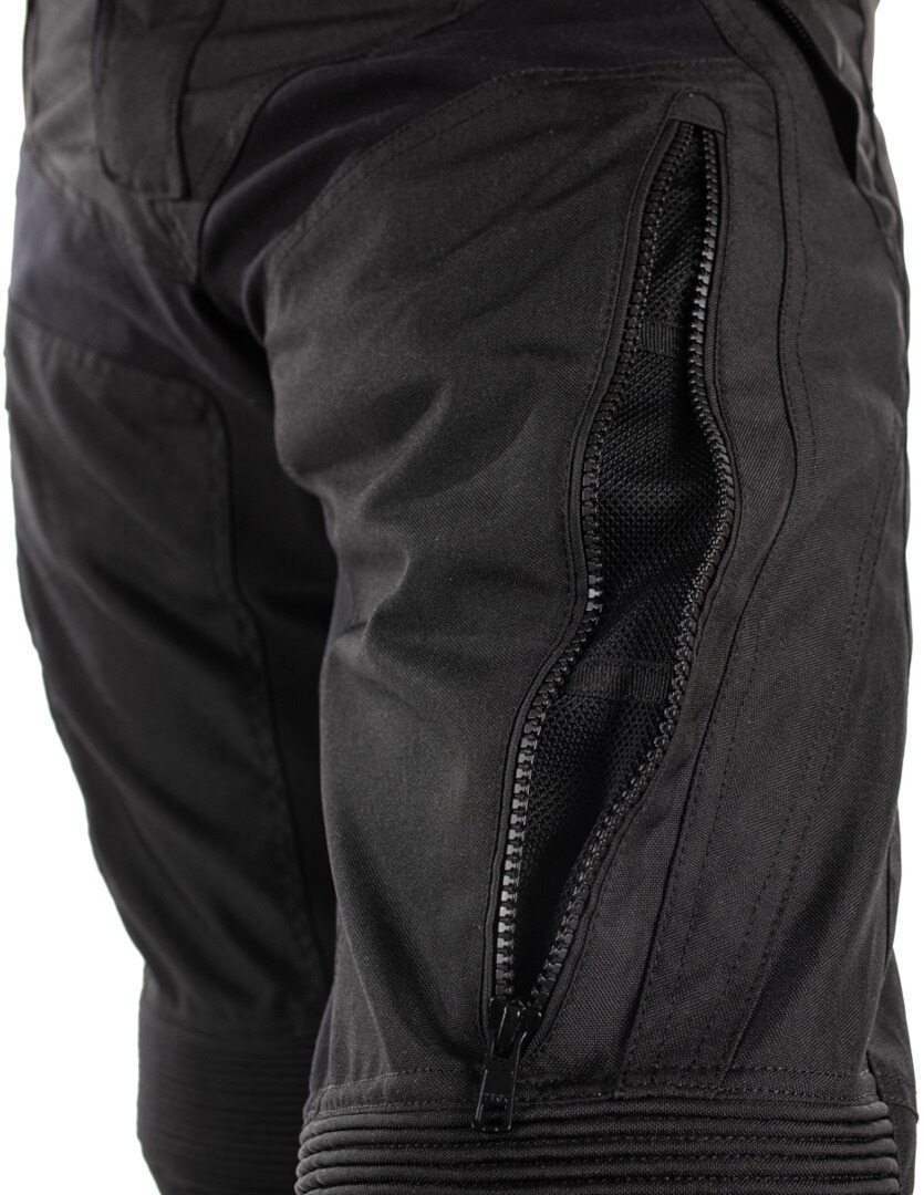 Rusty Stitches Hugo Pantaloni tessili da moto impermeabili nero M Figura 5