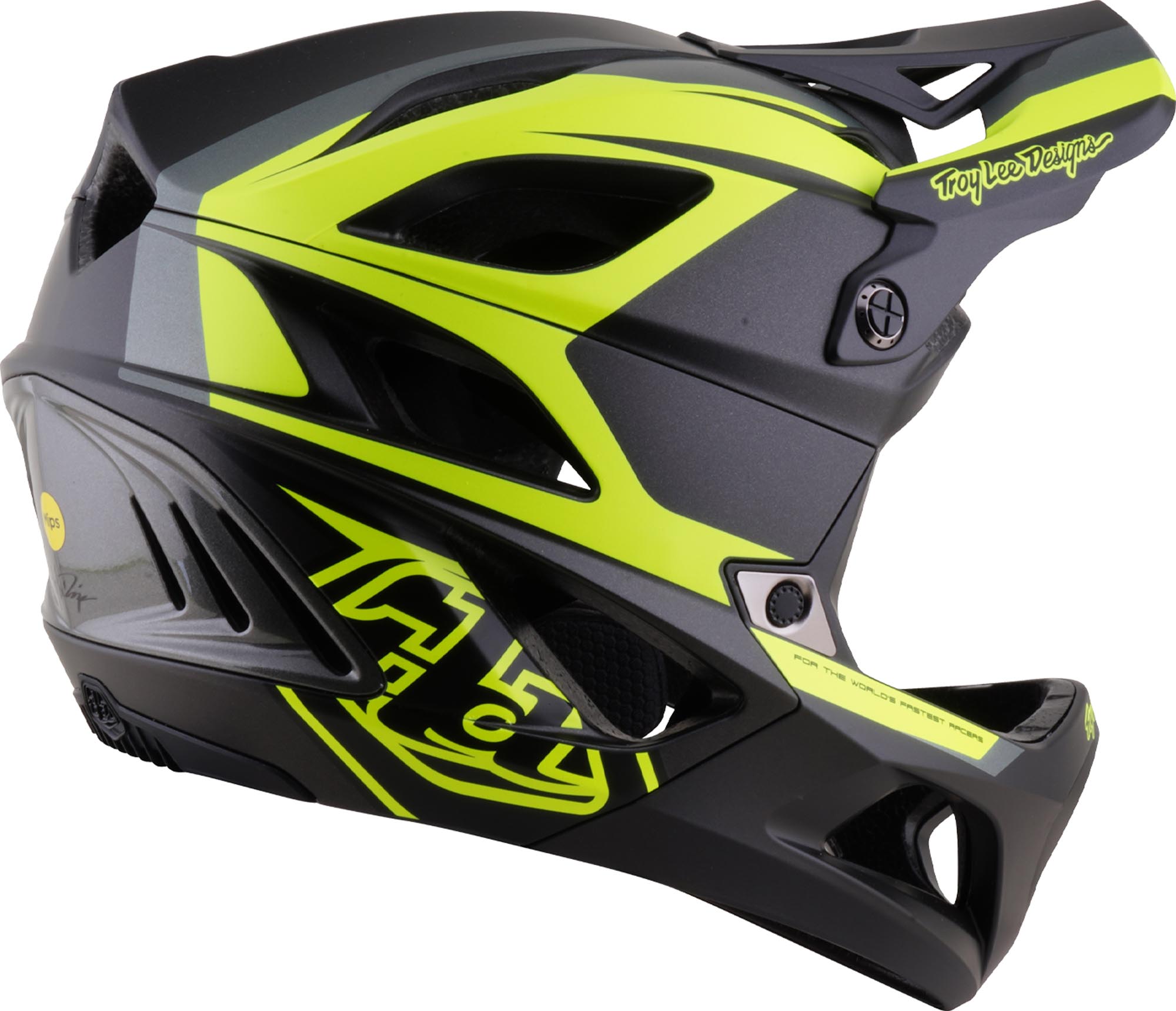 Troy Lee Designs Stage 2 MIPS High VZ 速降头盔 黄色 马里兰党（57/59） 图4