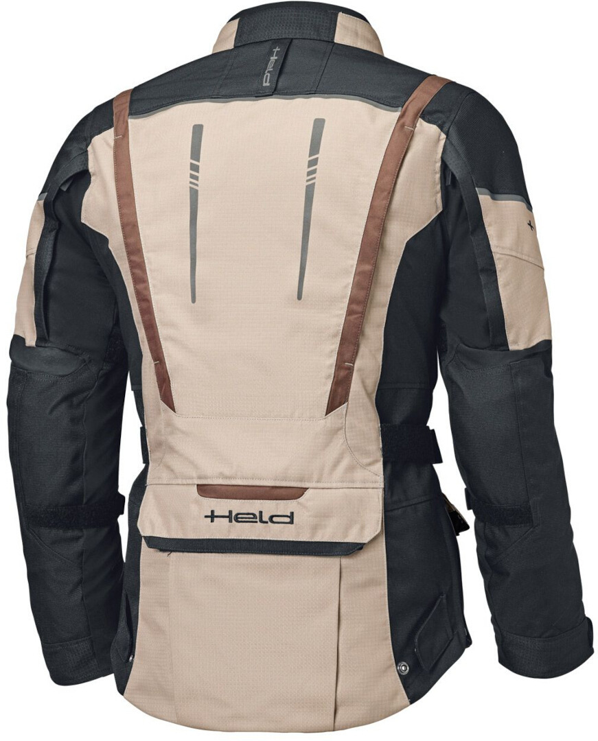 Held Hakuna Matata 3 waterproof Motorcycle Textile Jacket black/sand XL Figure 2
