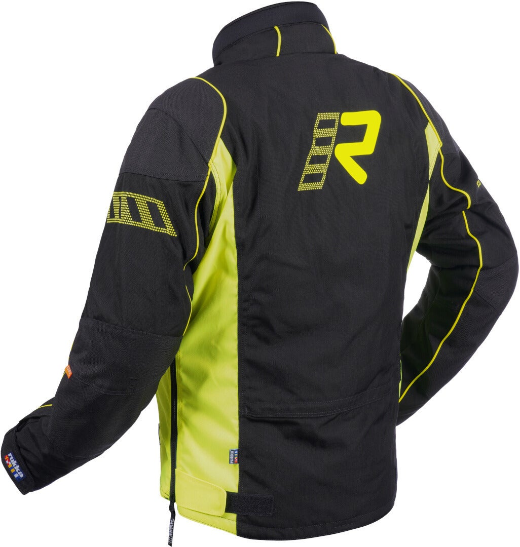 Rukka Trave-R Jaqueta têxtil da motocicleta preto/amarelo 52 Figura 2