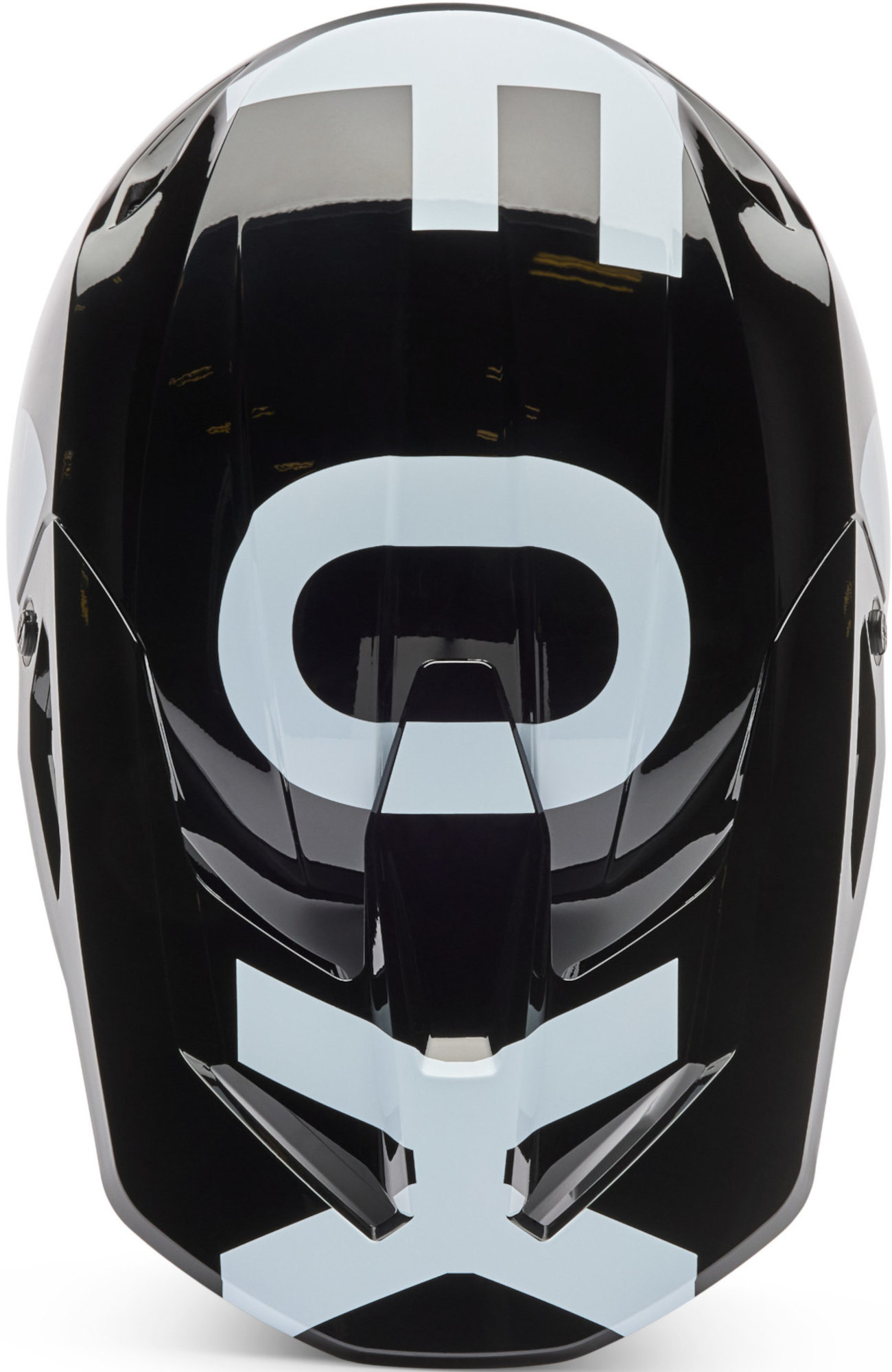 FOX V1 Shield Cască de motocross pentru tineret negru Y/L (52/53) Figura 4