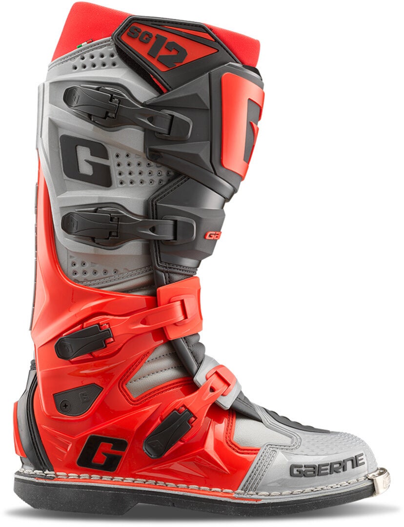 Gaerne SG-12 Motocross støvler grå/sort/orange 43 Figur 9