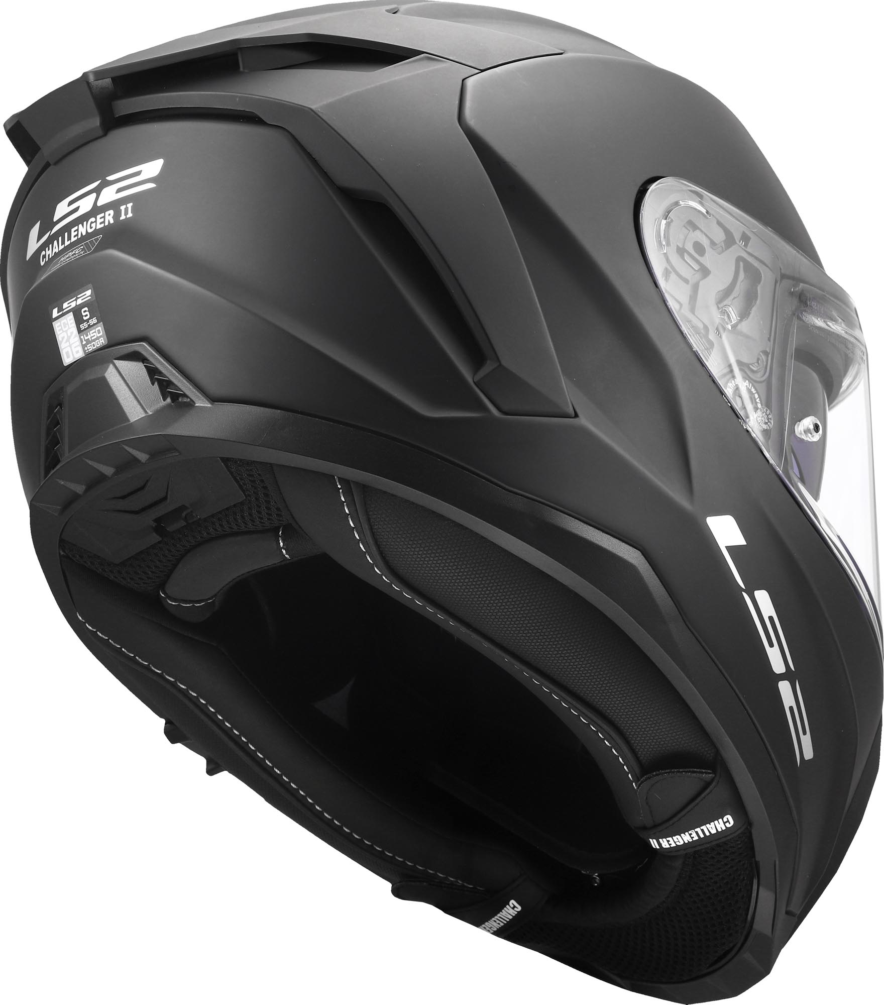 LS2 FF817 Challenger II Casque Noir mat XXS (51/52) Figure 11