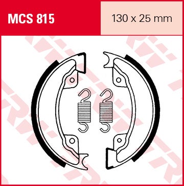 TRW Lucas MCS815 Bremsbacken Abbildung 1