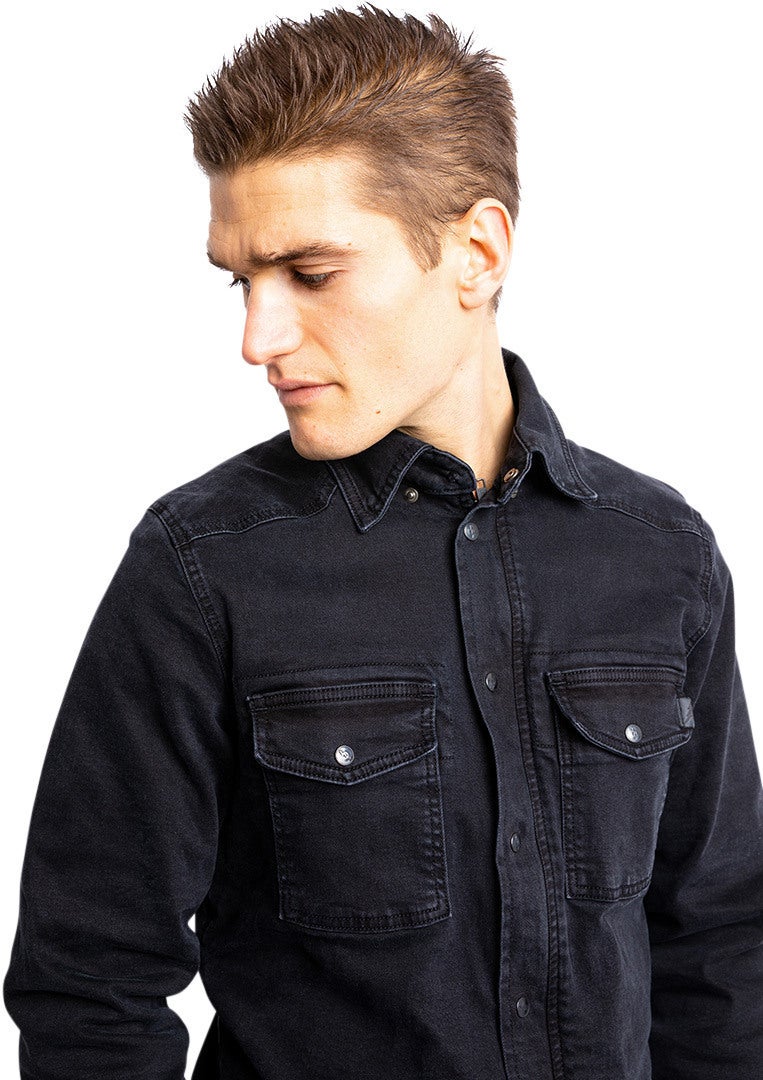 John Doe Motoshirt XTM Denim Camicia da moto nero M Figura 14