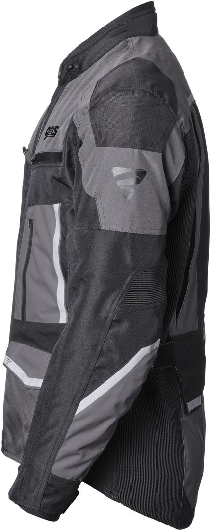 GMS Tigris waterproof Motorcycle Textile Jacket black/grey 5XL Figure 8