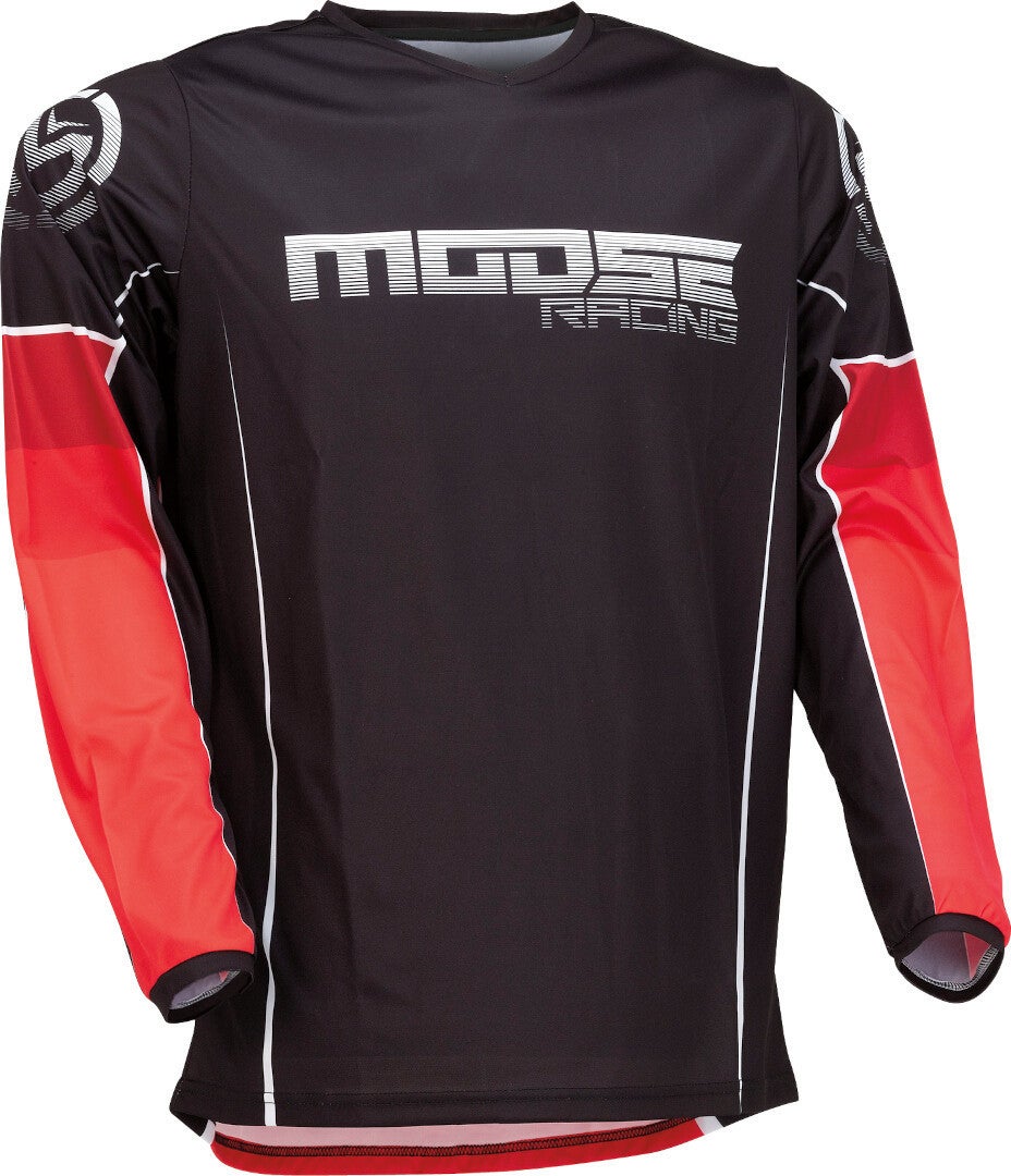 Moose Racing Qualifier 2022 Motocross trøje sort/rød 4XL Figur 1