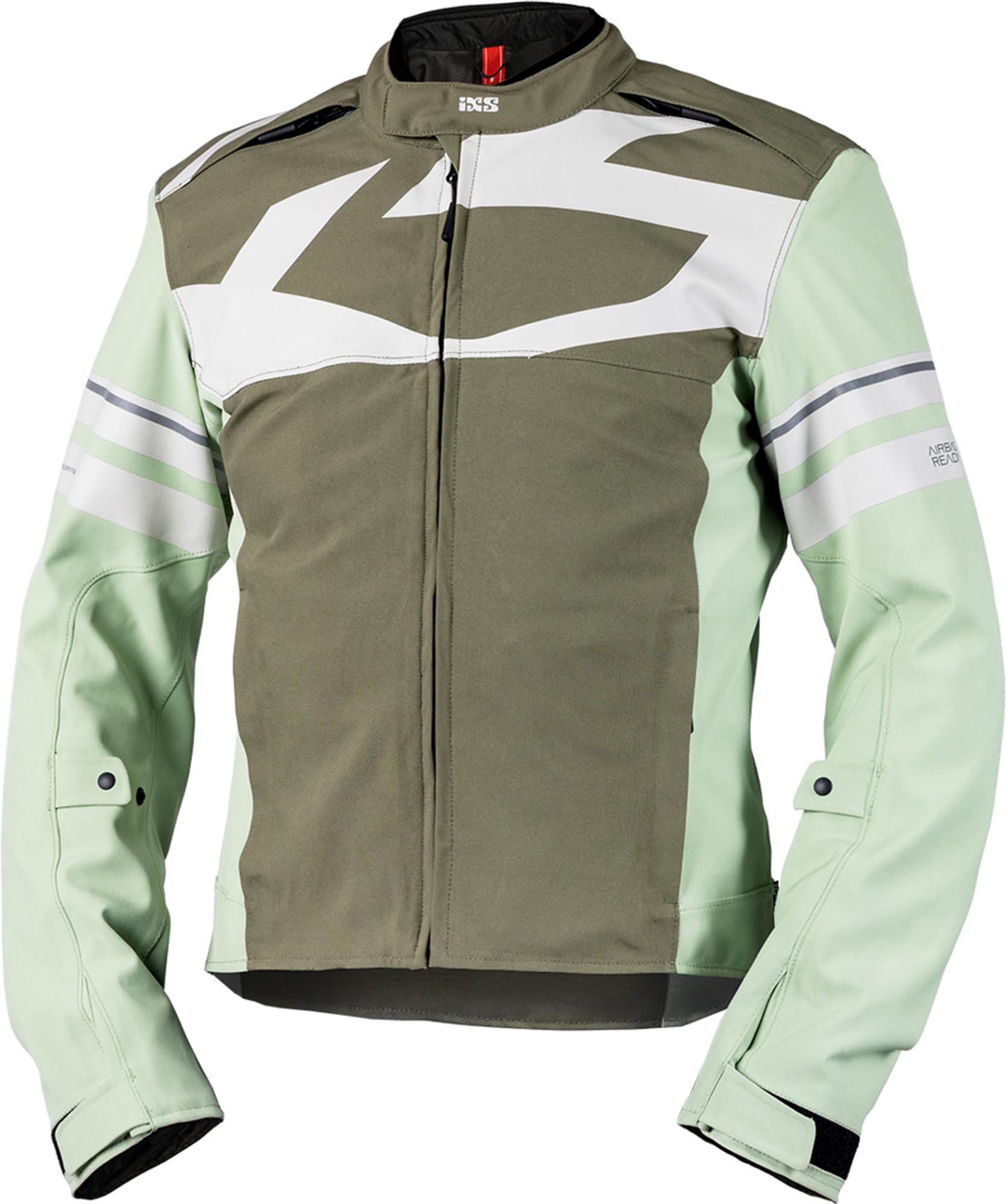 IXS Rapid-STX 2.2 Veste textile moto imperméable Vert foncé/vert clair M Figure 1