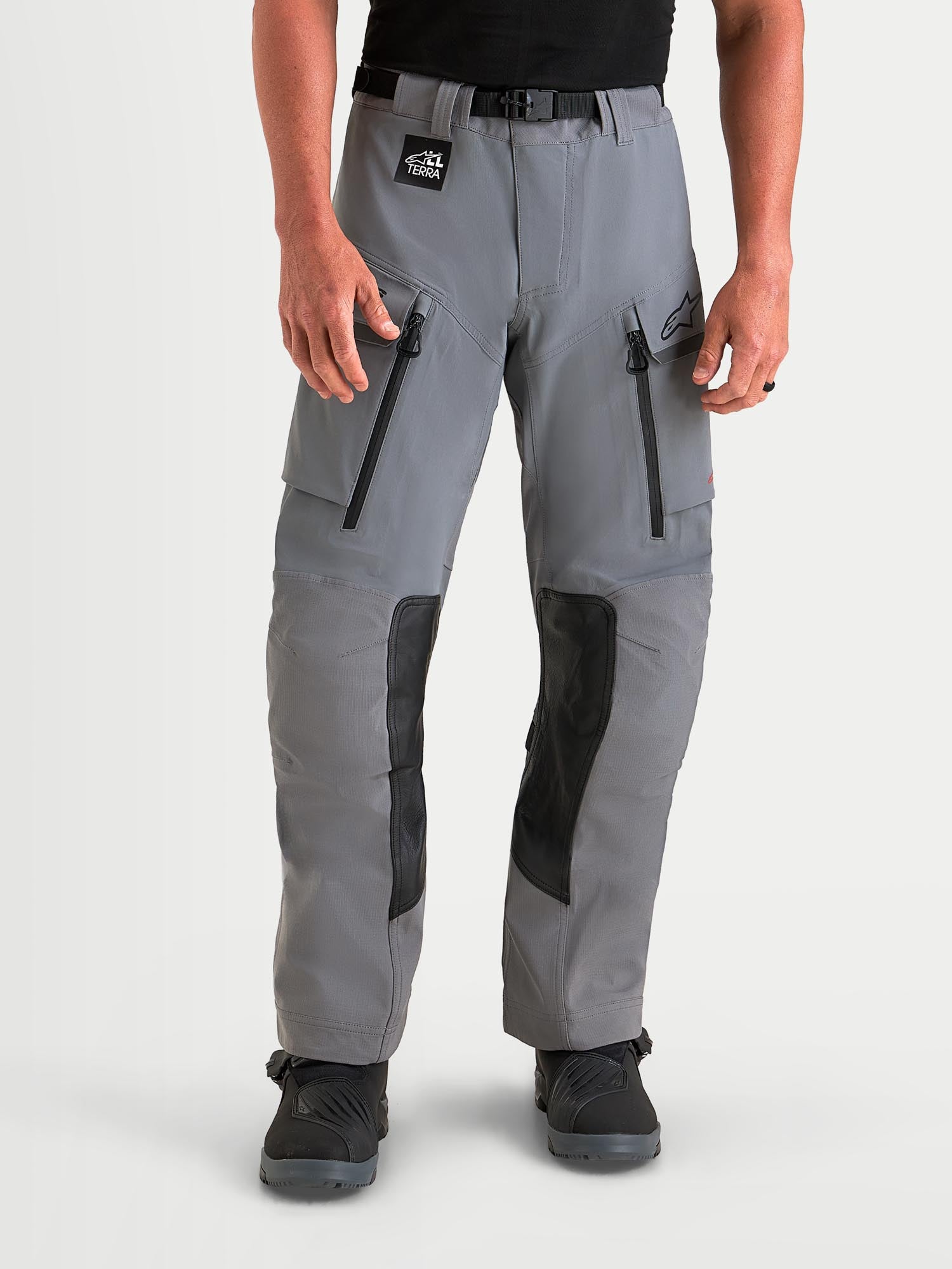 Alpinestars Maxdura Drystar XF wasserdichte Motorrad Textilhose grau/schwarz S Abbildung 4