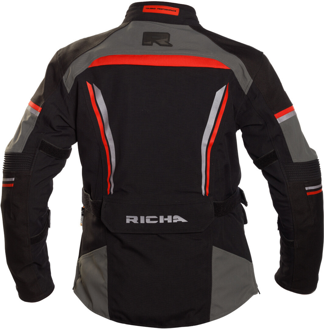 Richa Infinity 2 Pro Ladies Motorcycle Textile Jacket black/red 4XL Figure 2