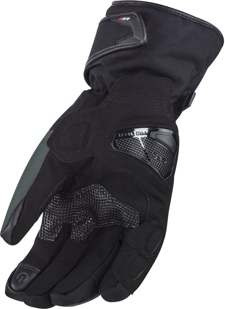 LS2 Snow vandtætte motorcykelhandsker Sort/Khaki L Figur 2