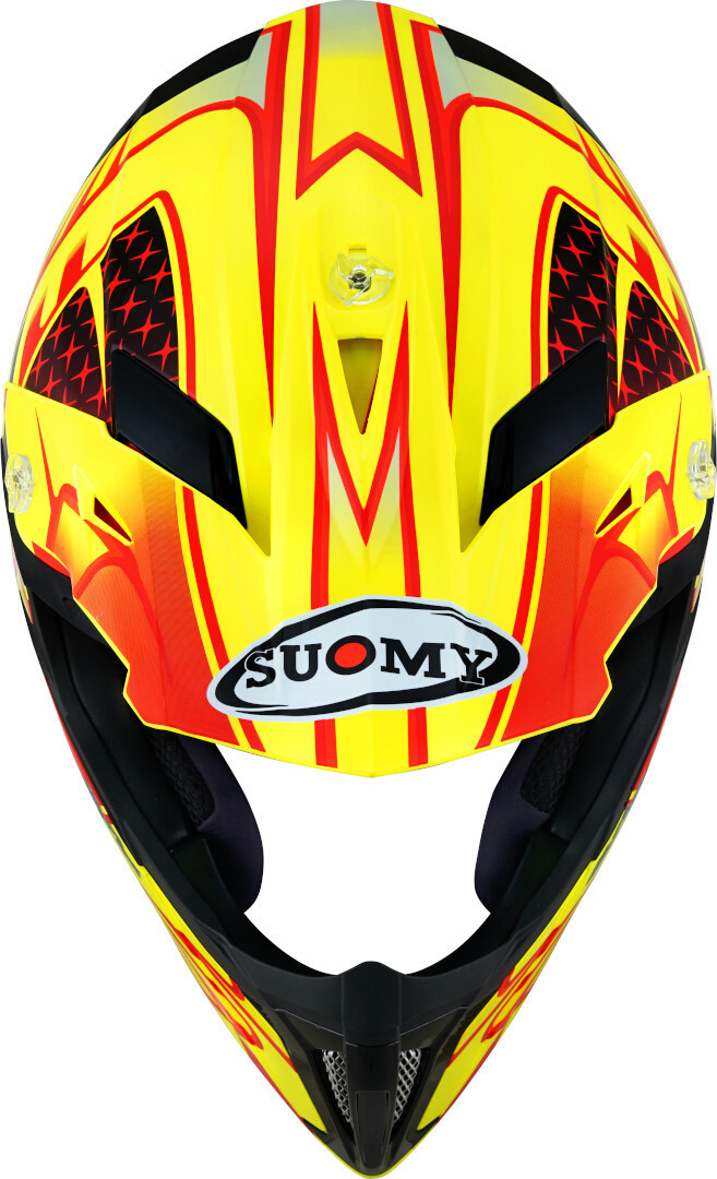 Suomy X-Wing Duel Cască de motocross galben/roșu S (55/56) Figura 8