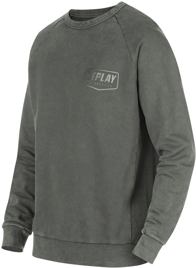 Replay Classic Sweter ciemnoszara S Rysunek 2