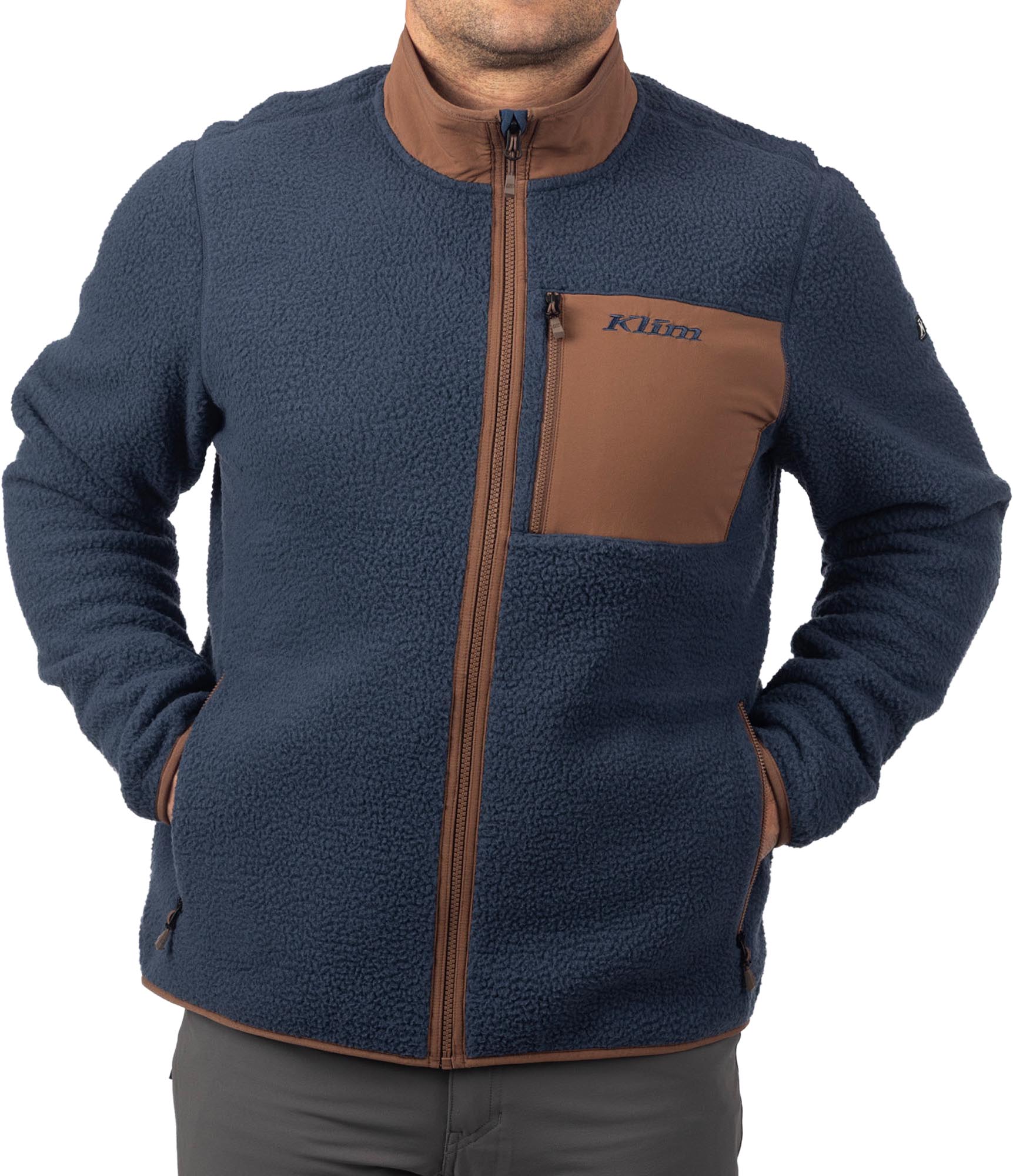 Klim High Pile Veste bleu/marron XL Figure 2
