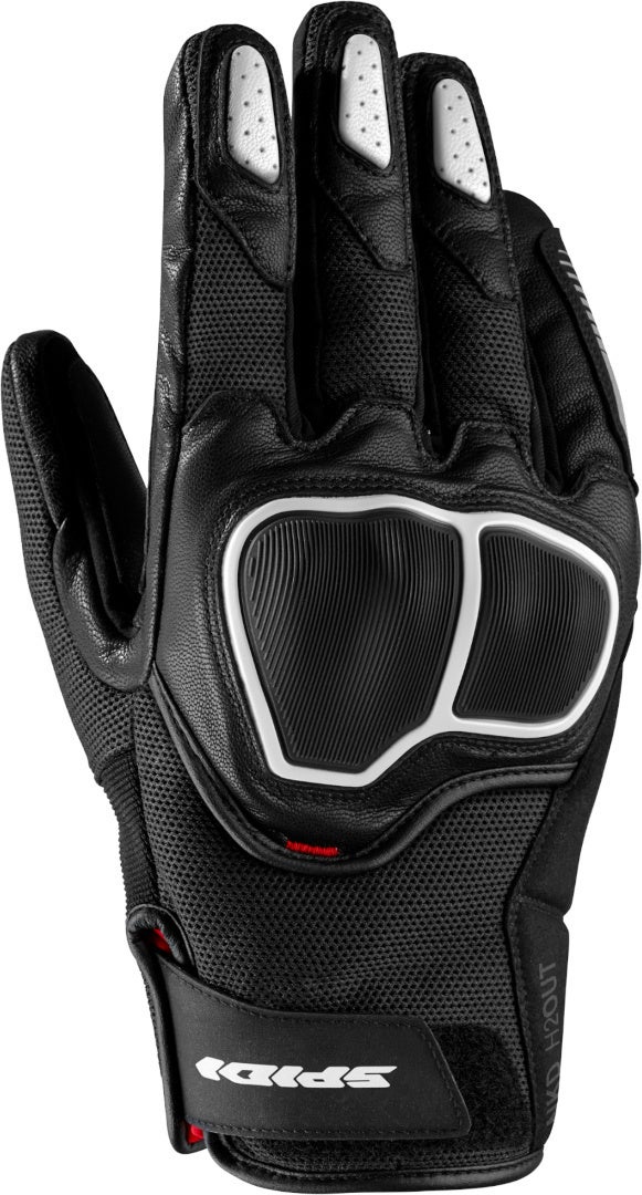Spidi NKD H2OUT Motorcykel handsker Sort/hvid XL Figur 1