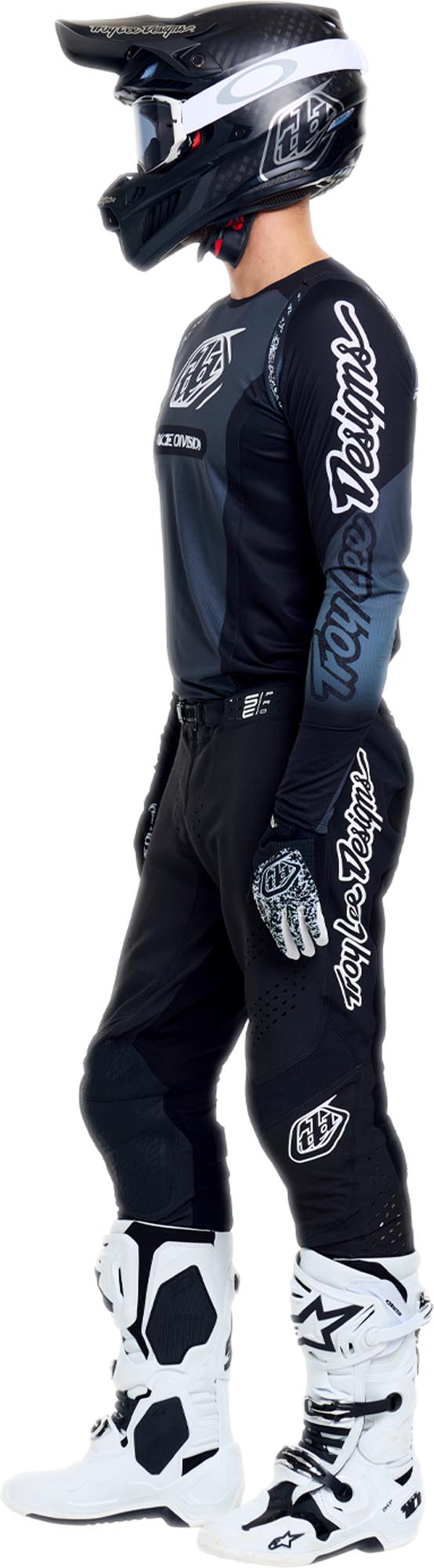 Troy Lee Designs SE Pro Sever Motocross Jersey schwarz/grau M Abbildung 14