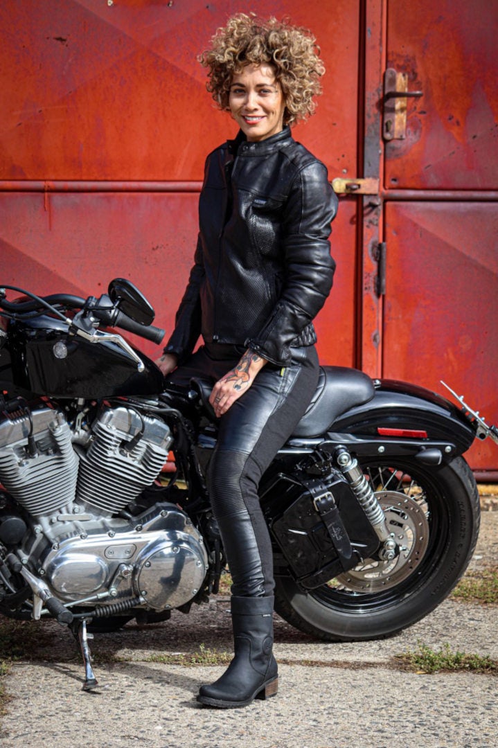 Trilobite Ladies Motorrad Leder Leggings 38/32 Abbildung 3