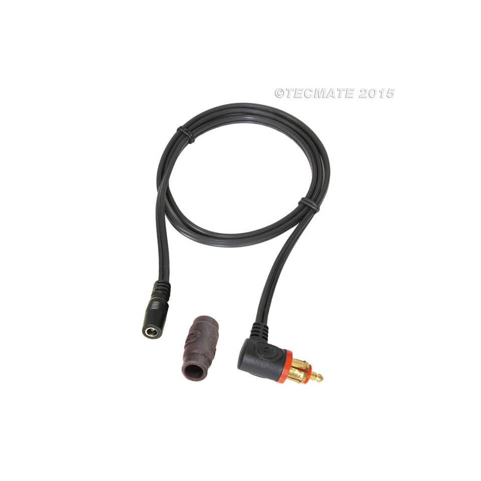 OPTIMATE Adapter Motorrad 90° Stecker auf 2,5mm Hohlstecker-Kupplung (No.39) Figur 1