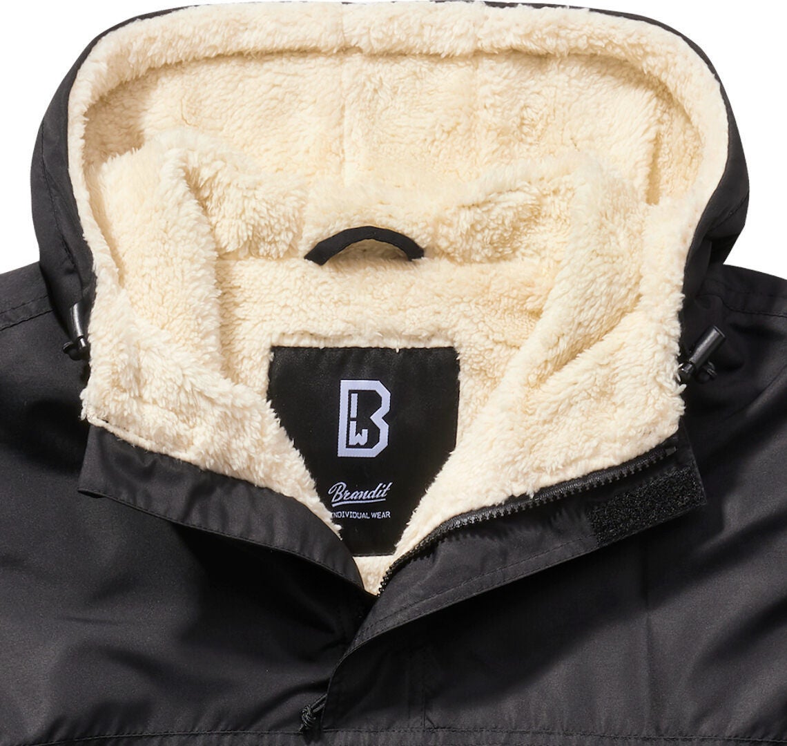 Brandit Windbreaker Sherpa Bunda černá XL Obrázek 3