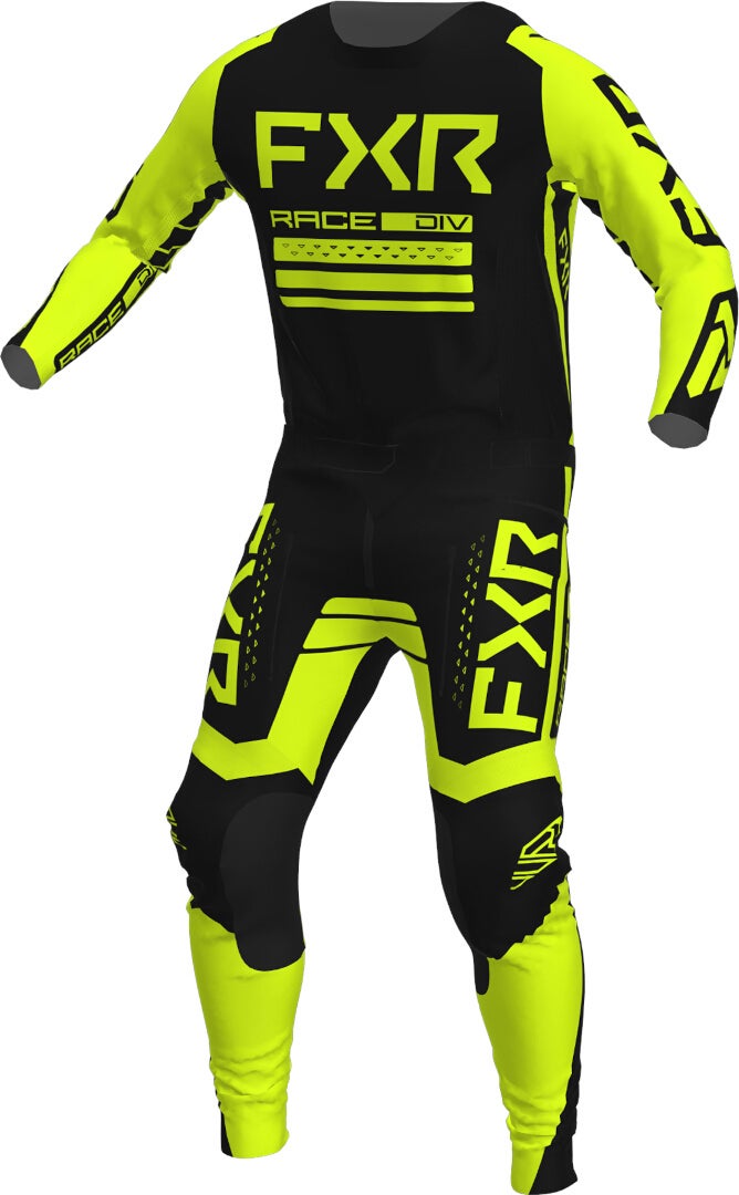 FXR Contender Off-Road Motocross trøje sort/neon-gul M Figur 3