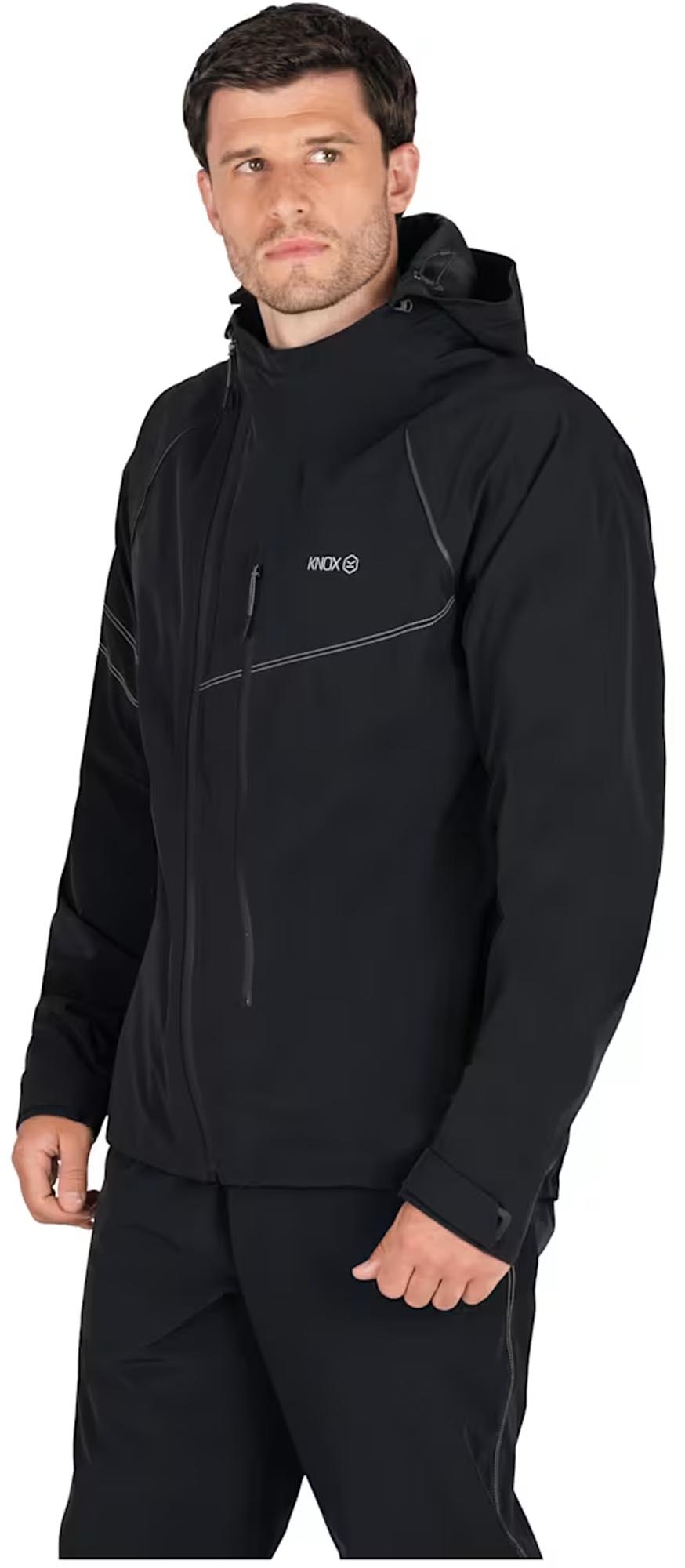 Knox Impass Motorcycle Rain Jacket black S Figure 2